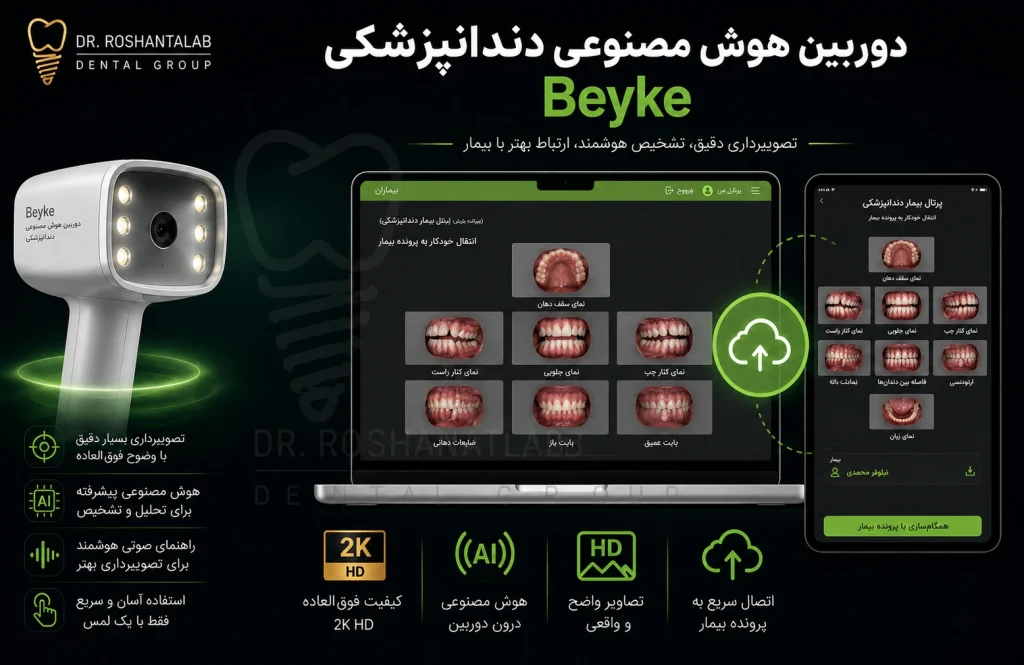 مزیت دوربین هوش مصنوعی دندانپزشکی Beyke