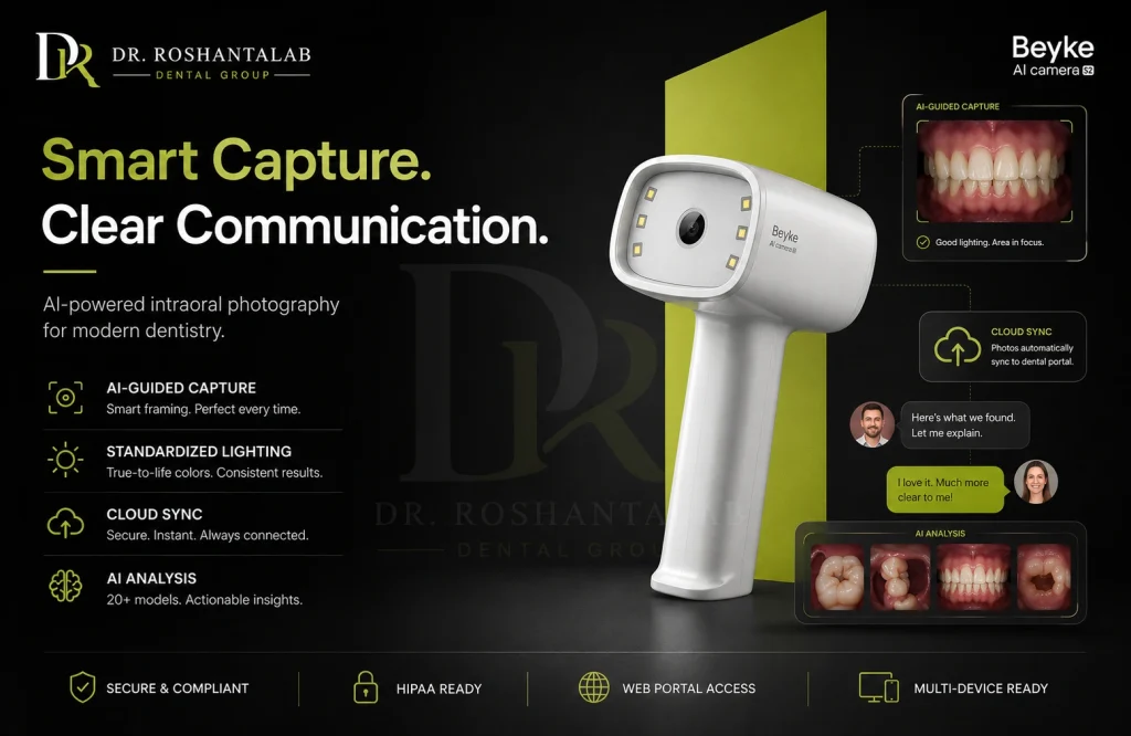 Beyke AI Camera vs. a Conventional Intraoral Camera